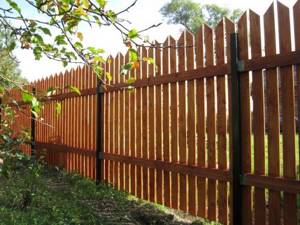 деревянный забор дизайн