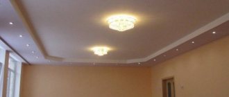 Двухуровневые потолки из гипсокартона
