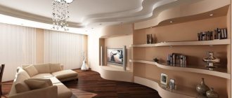 Two-level plasterboard ceilings with lighting: how to make it yourself