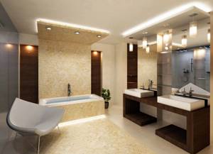 Как оформить ванную комнату (санузел) в частном доме?