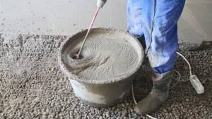 как разводить цемент с песком пропорции