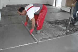 Как залить бетонный пол в частном доме?