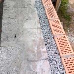 expanded clay concrete with insulation and bricks