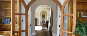 Interior swing doors: installation, photos and videos