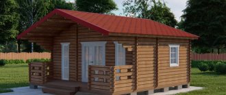 Оформление дачного домика