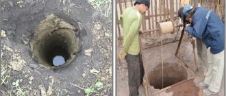 определение уровня грунтовых вод