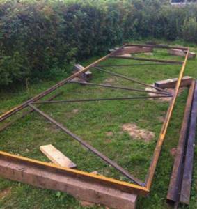 Установка откатных ворот своими руками: пошаговая инструкция, фото, видео