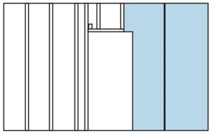 Схема обшивки каркаса листами гипсокартона в области дверного проёма