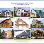 Modern gable pitched roofs