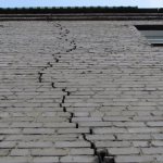 Crack in a brick wall