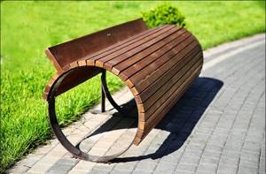 Уличные скамейки из металла и дерева: как сделать своими руками, эскизы и фото